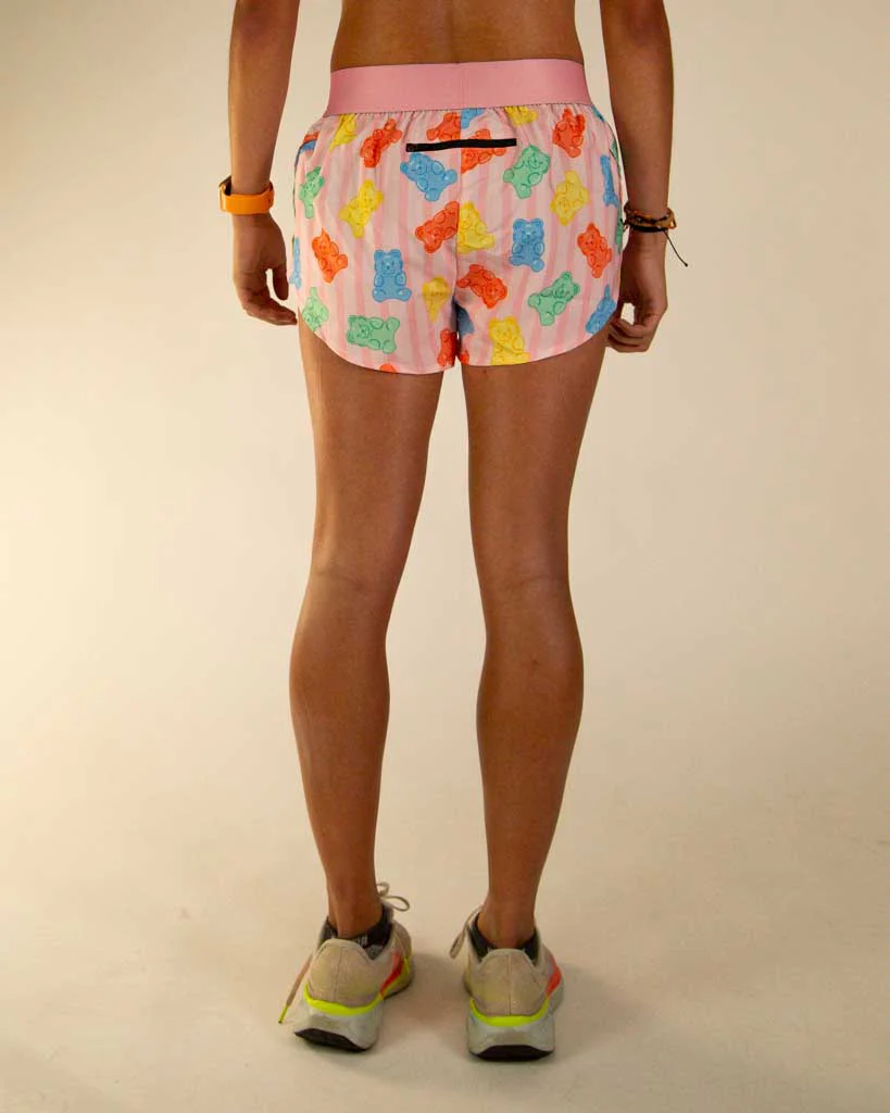 Women's Gummy Bears 1.5" Split Shorts - Image 5