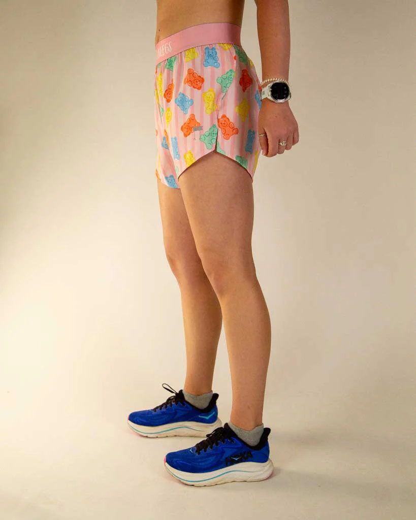 Women's Gummy Bears 4" Split Shorts - Image 2