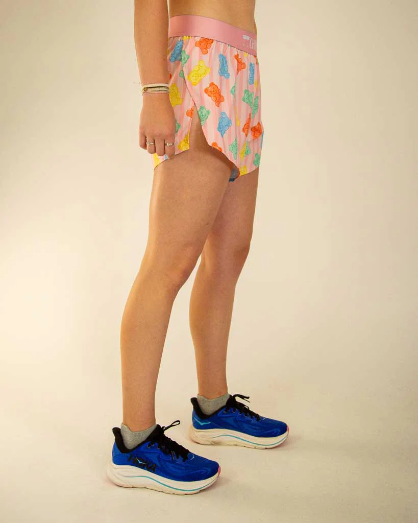 Women's Gummy Bears 4" Split Shorts - Image 3