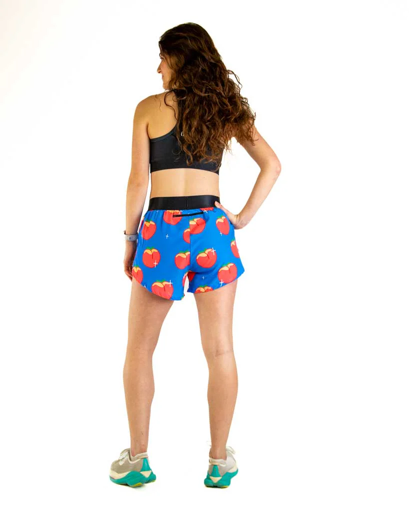 Women's Juicy Peaches 4" Split Shorts - Image 5
