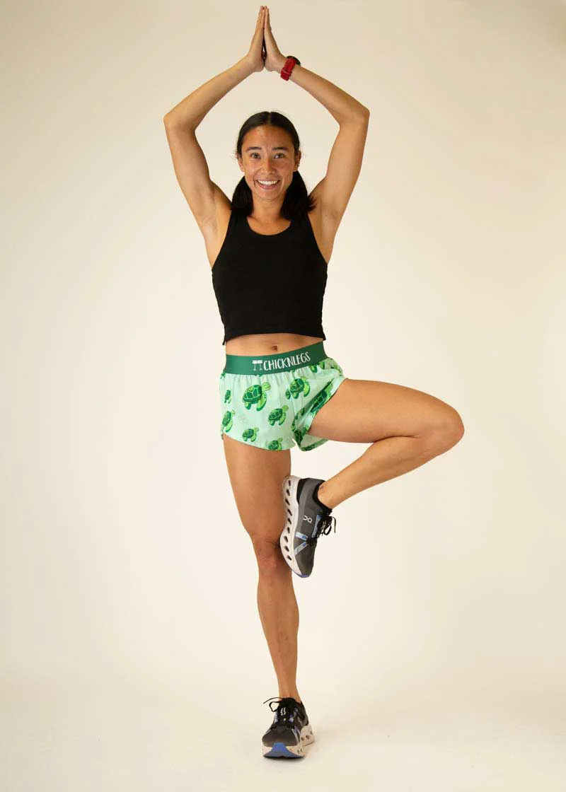 Women's Sea Turtles 1.5" Split Shorts - Image 6