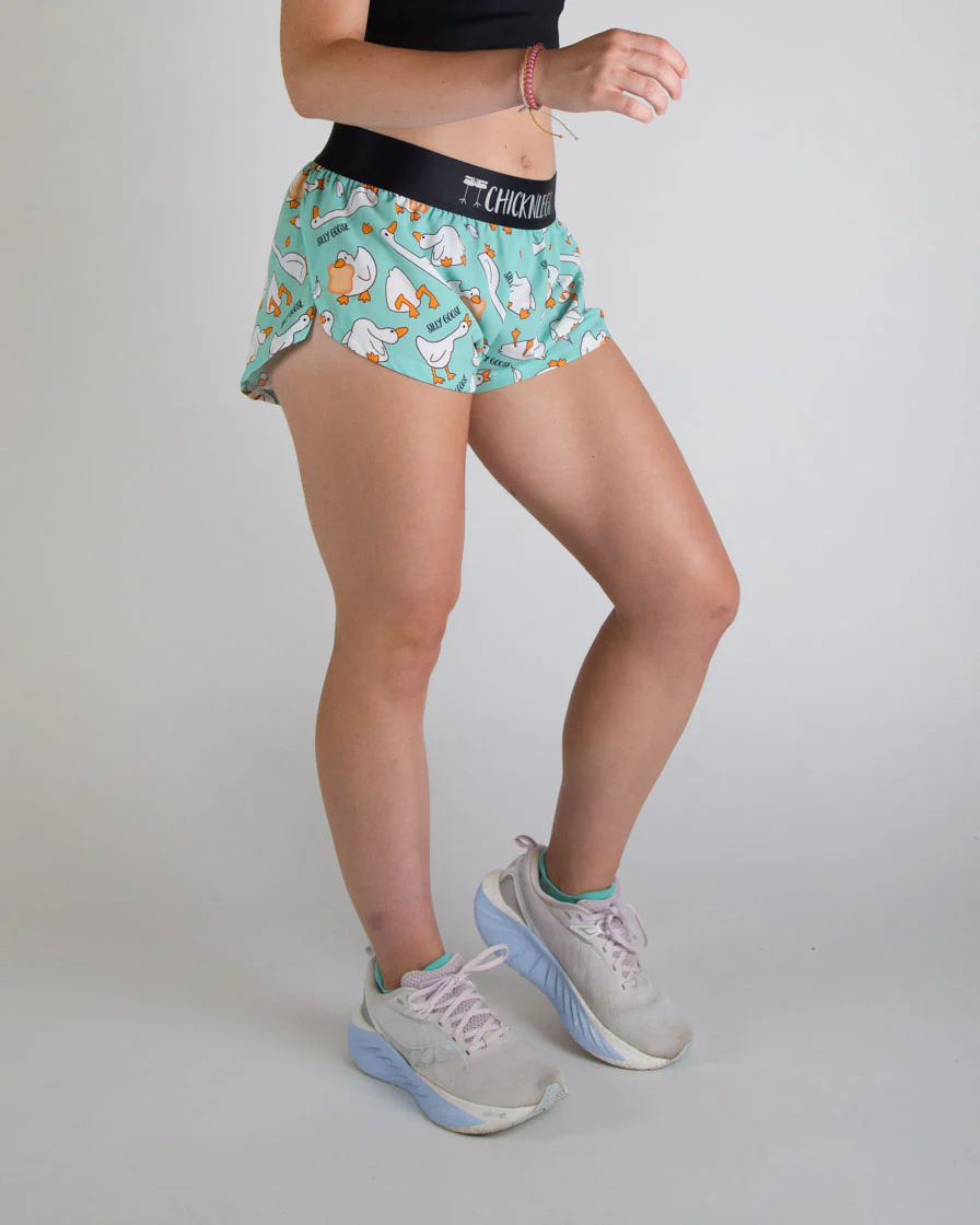 Women's Silly Goose 1.5" Split Shorts - Image 3