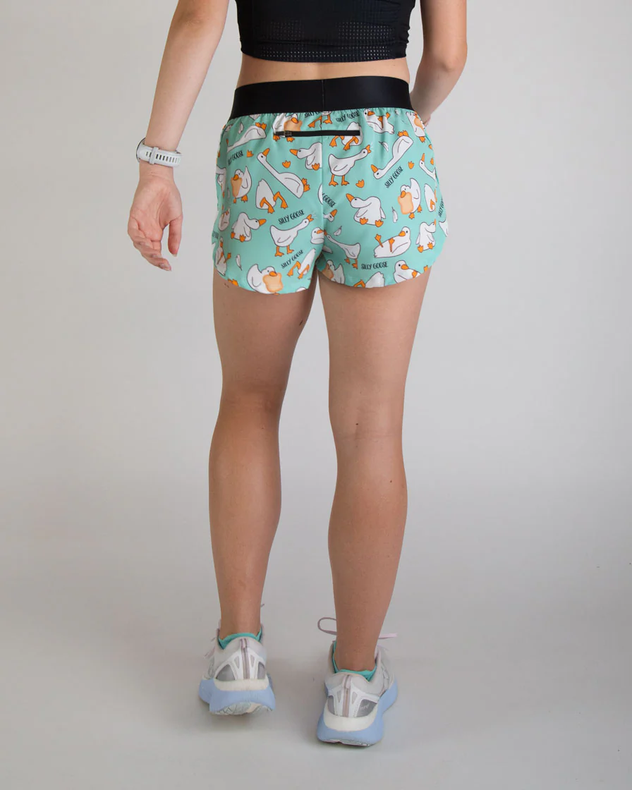 Women's Silly Goose 1.5" Split Shorts - Image 5