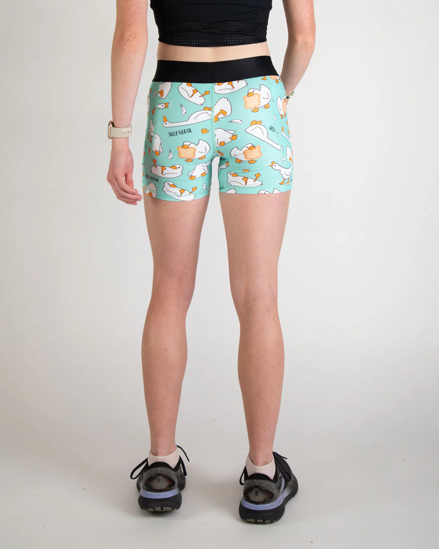 Women's Silly Goose 3" Compression Shorts - Image 5