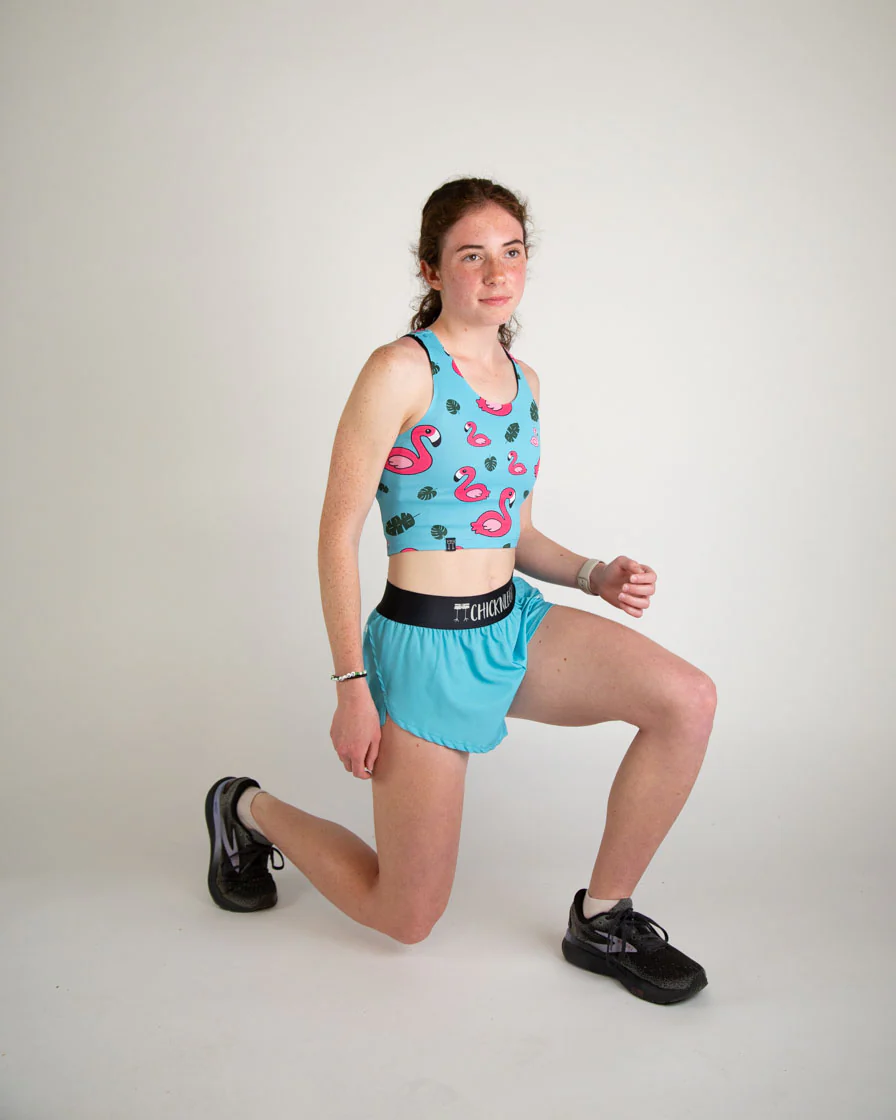 Women's Sky Blue 1.5" Split Shorts - Image 6