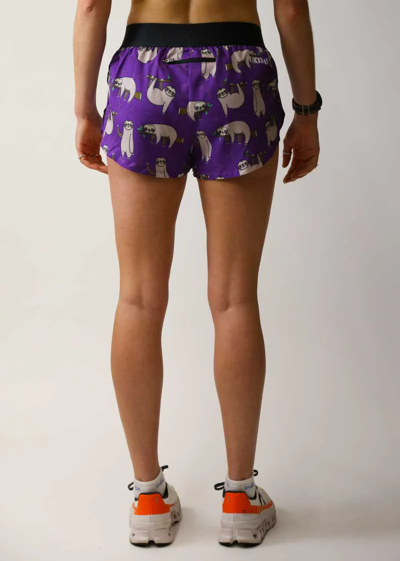 Women's Sloths 1.5" Split Shorts - Image 5