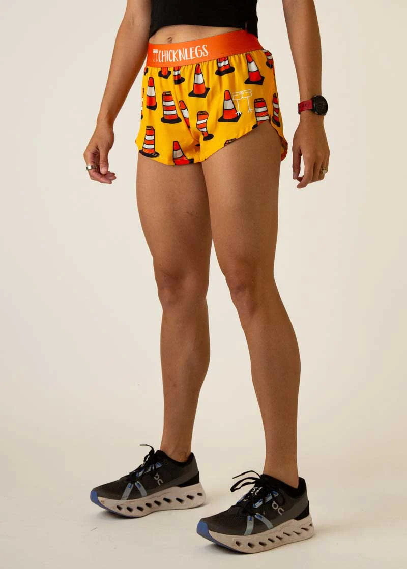 Women's Traffic Cones 1.5" Split Shorts - Image 4