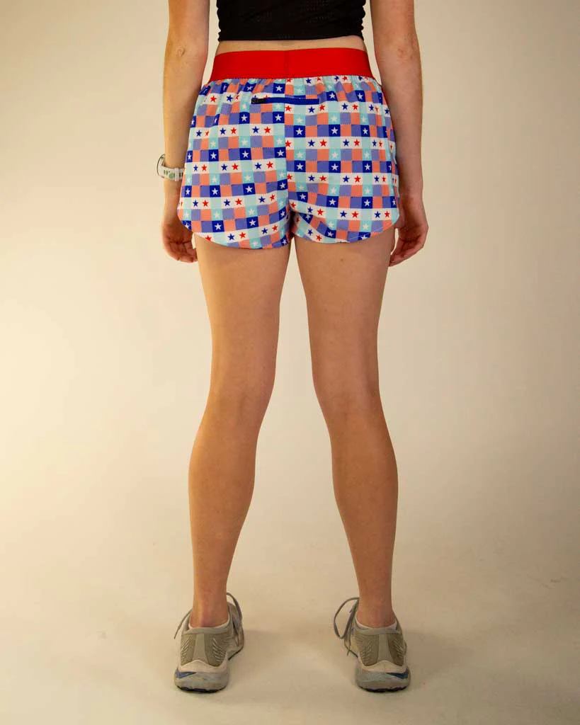 Women's USA Picnic 1.5" Split Shorts - Image 5