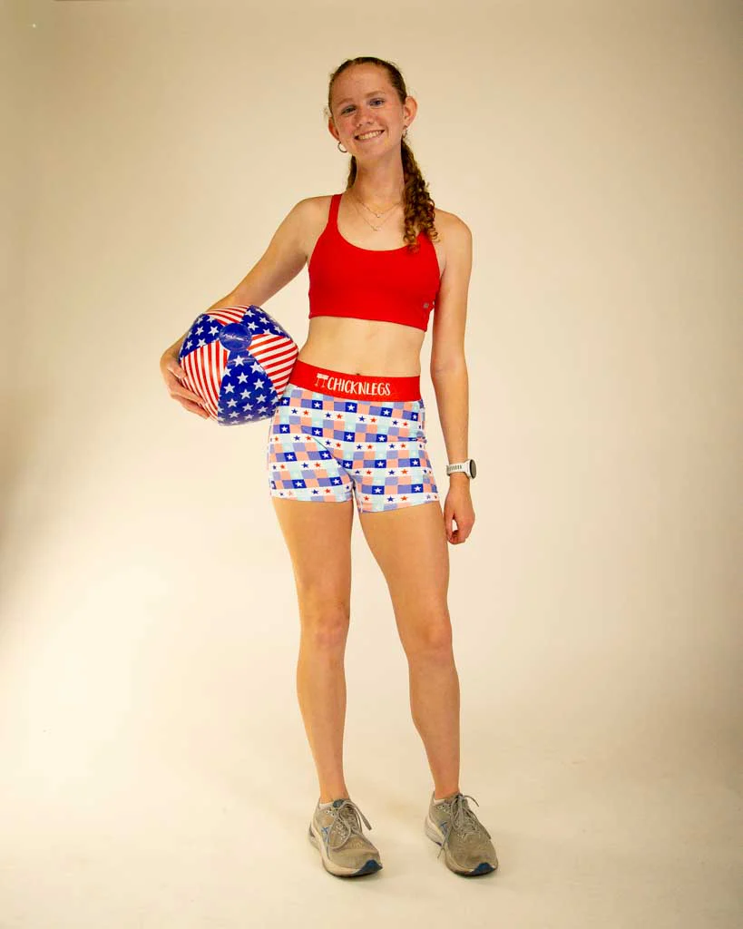 Women's USA Picnic 3" Compression Shorts - Image 6