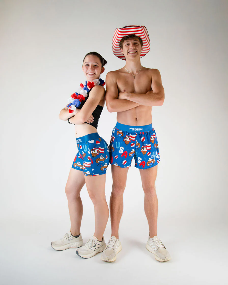 Women's USA Pool Party 3" Compression Shorts - Image 10