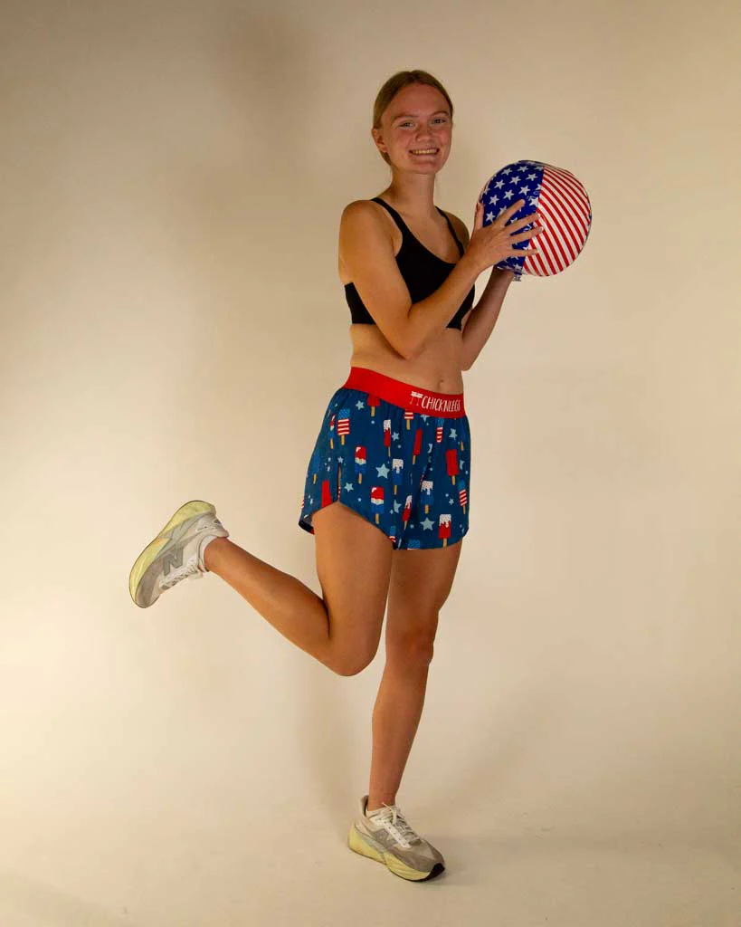 Women's USA Popsicles 4" Split Shorts - Image 5